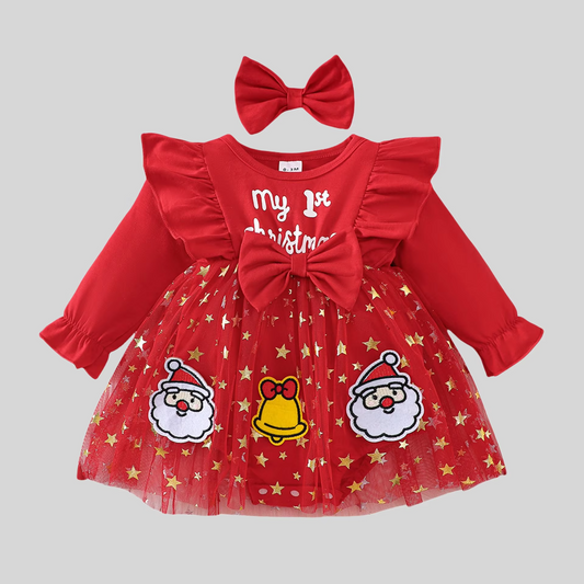 Newborn Baby Girl Christmas Dress