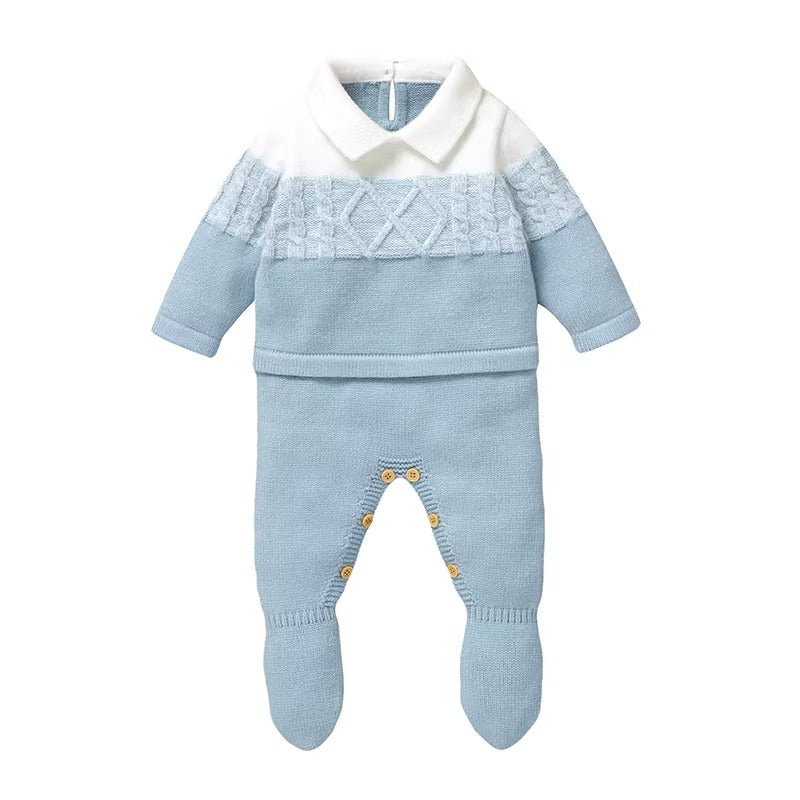 Soft Texture Winter Baby Boys Rompers