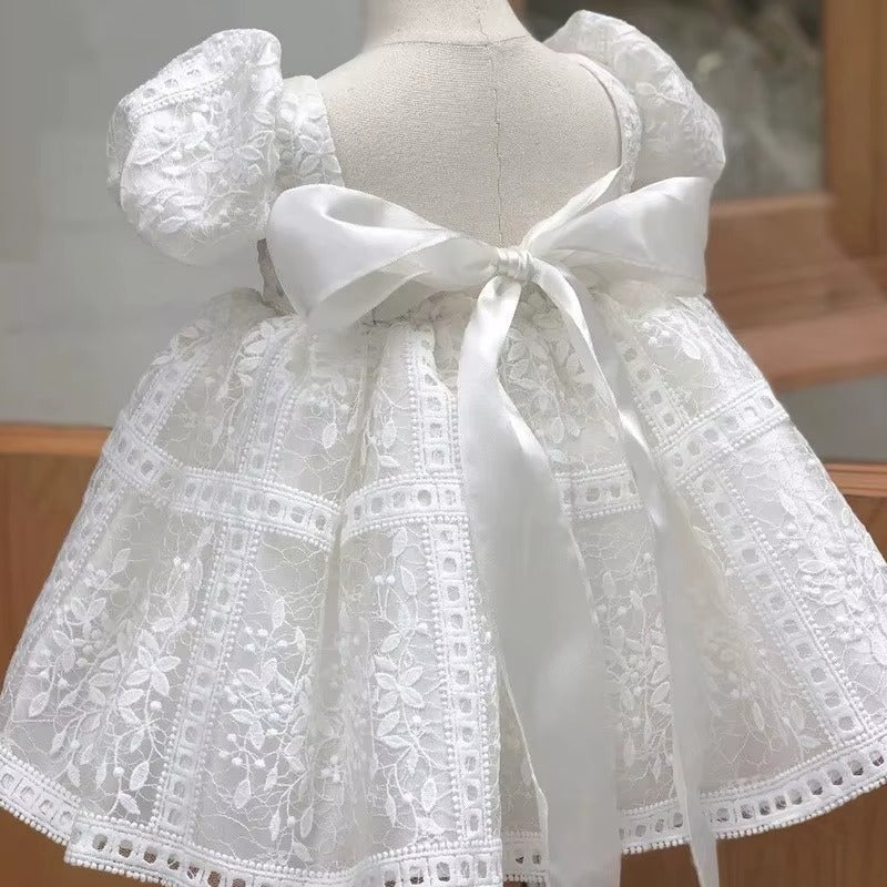 Baby Girl Dress Hollow Lace Princess 