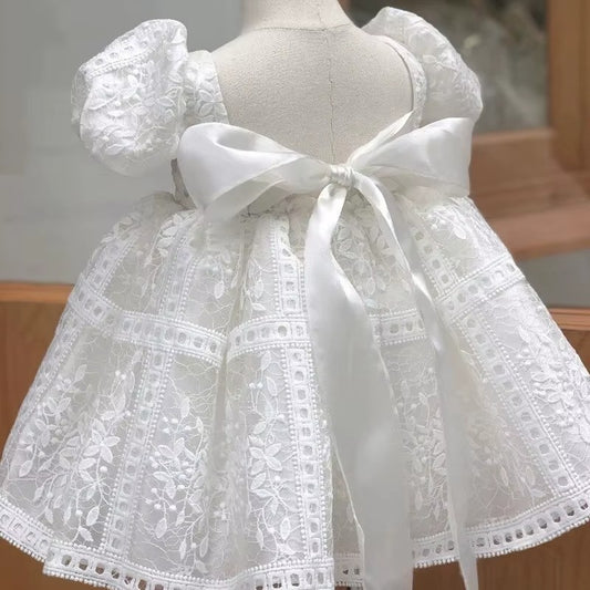 Baby Girl Dress Hollow Lace Princess 