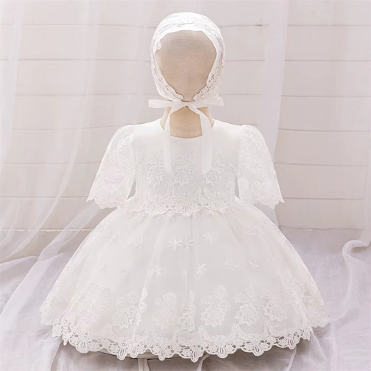 Baby Girls White Party Dresses