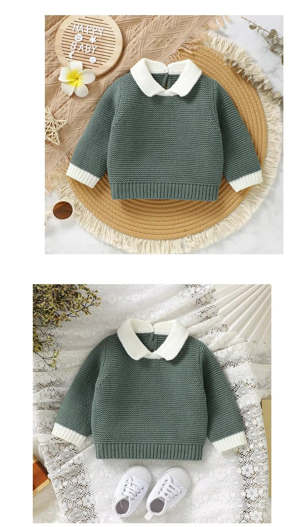 Autumn Winter Unisex Baby Knit Sweaters