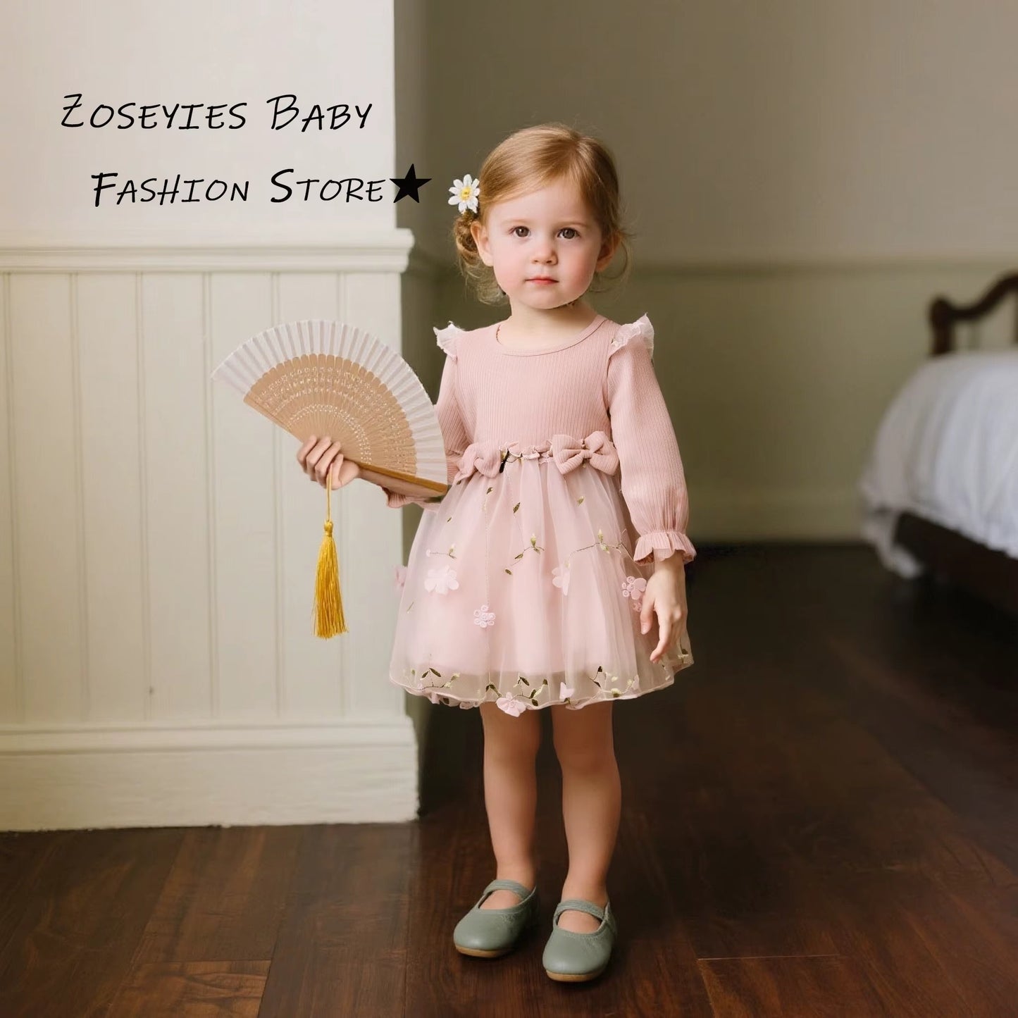 Girls' Dress Spring And Autumn Season