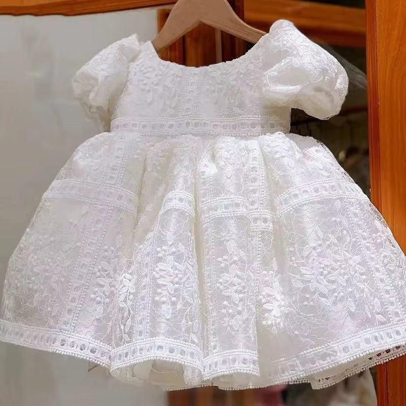 Baby Girl Dress Hollow Lace Princess 