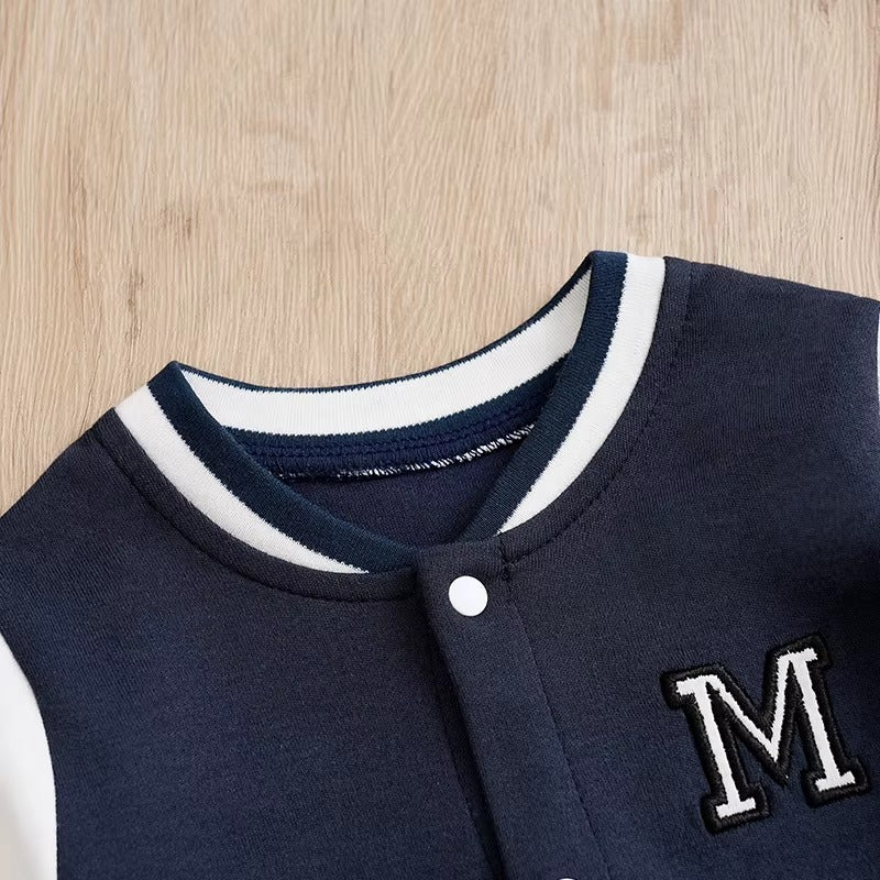 Jumpsuit Newborn Baby Baseball Uniform