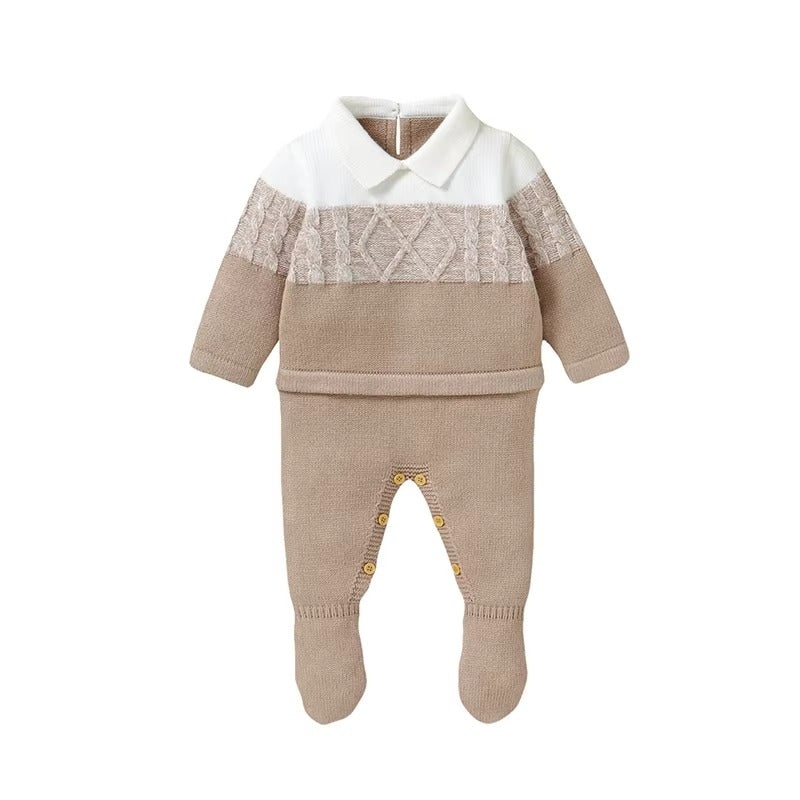 Soft Texture Winter Baby Boys Rompers