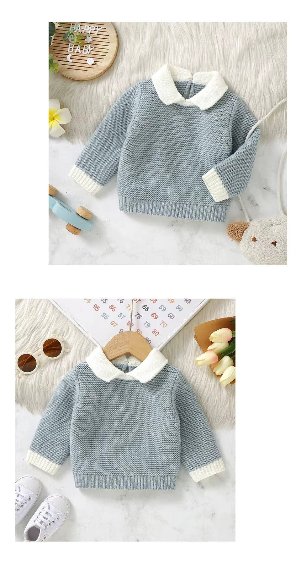 Autumn Winter Unisex Baby Knit Sweaters