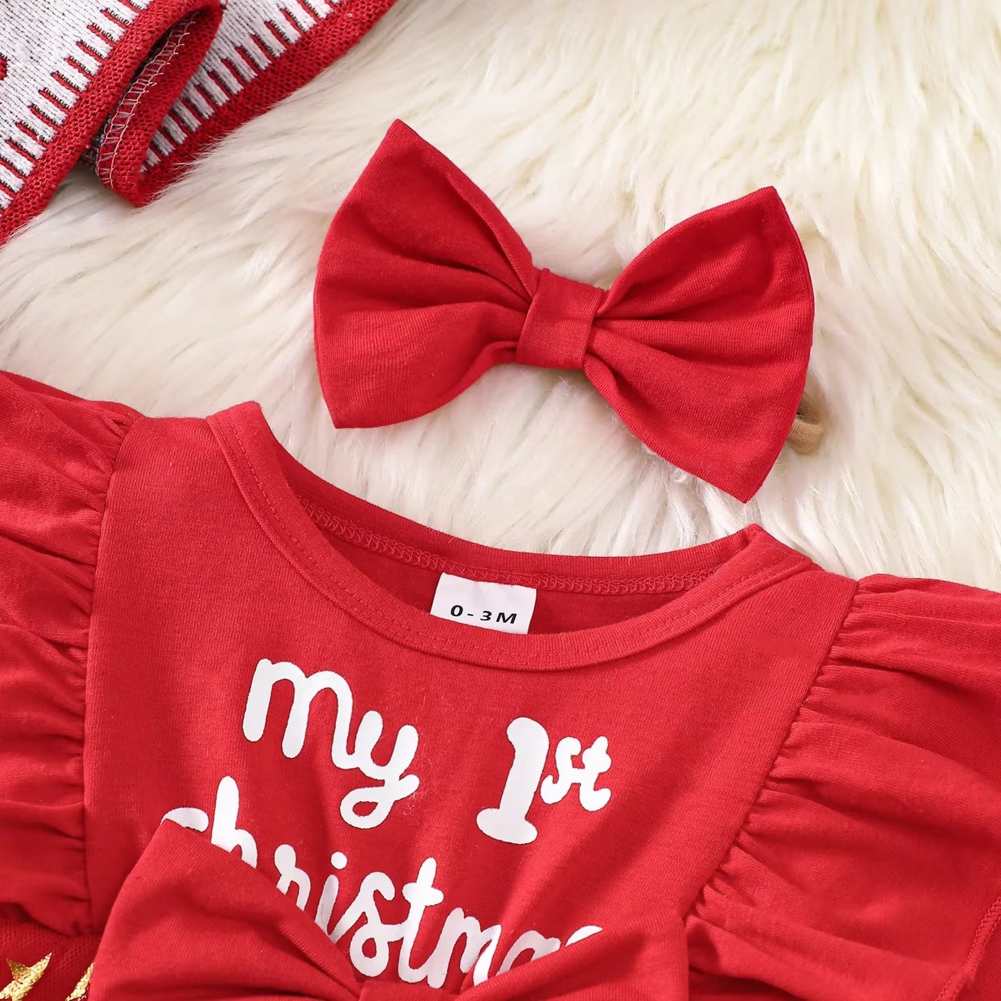 Newborn Baby Girl Christmas Dress