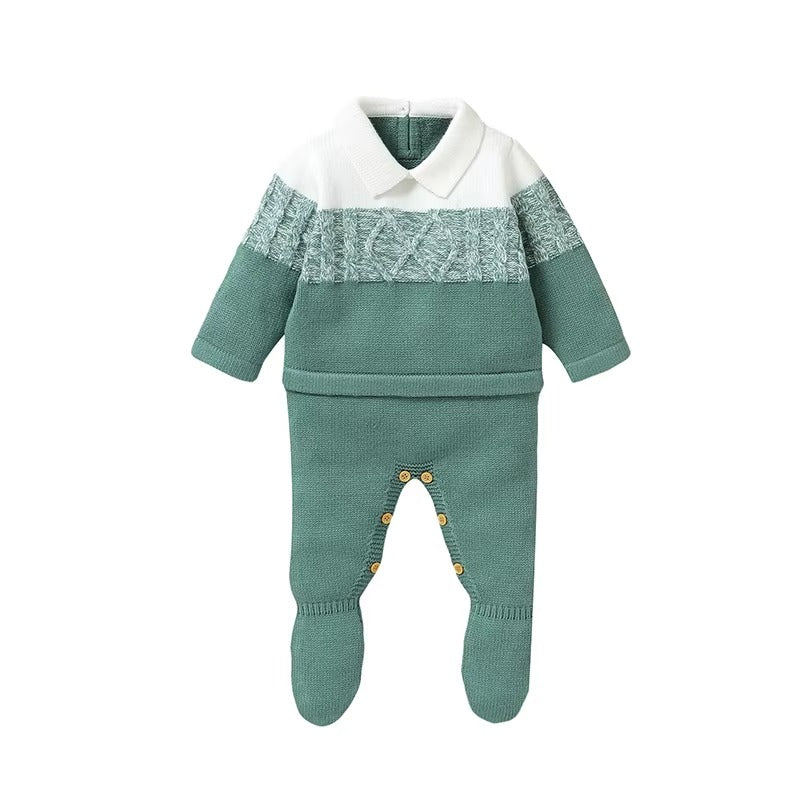 Soft Texture Winter Baby Boys Rompers