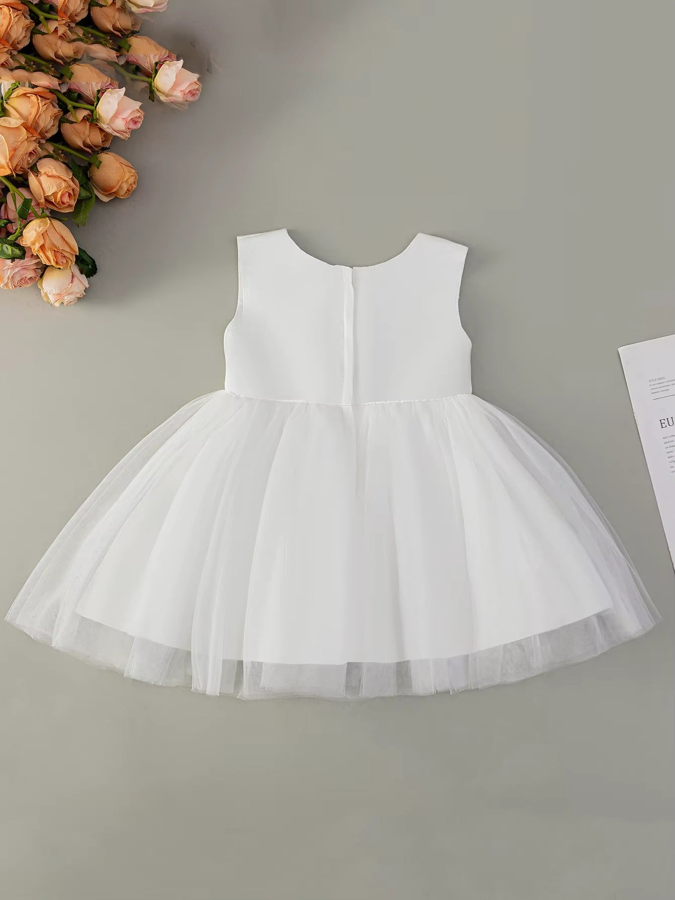 White Latest Garments for Baby Girls