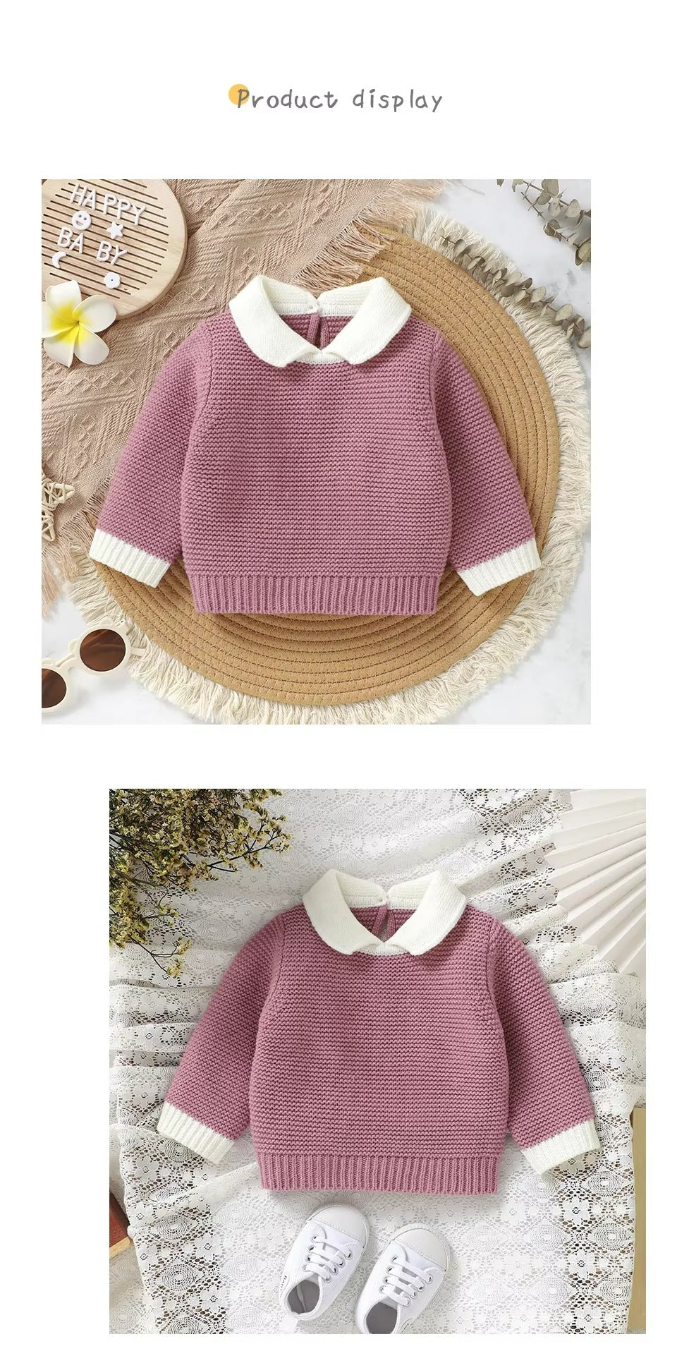 Autumn Winter Unisex Baby Knit Sweaters