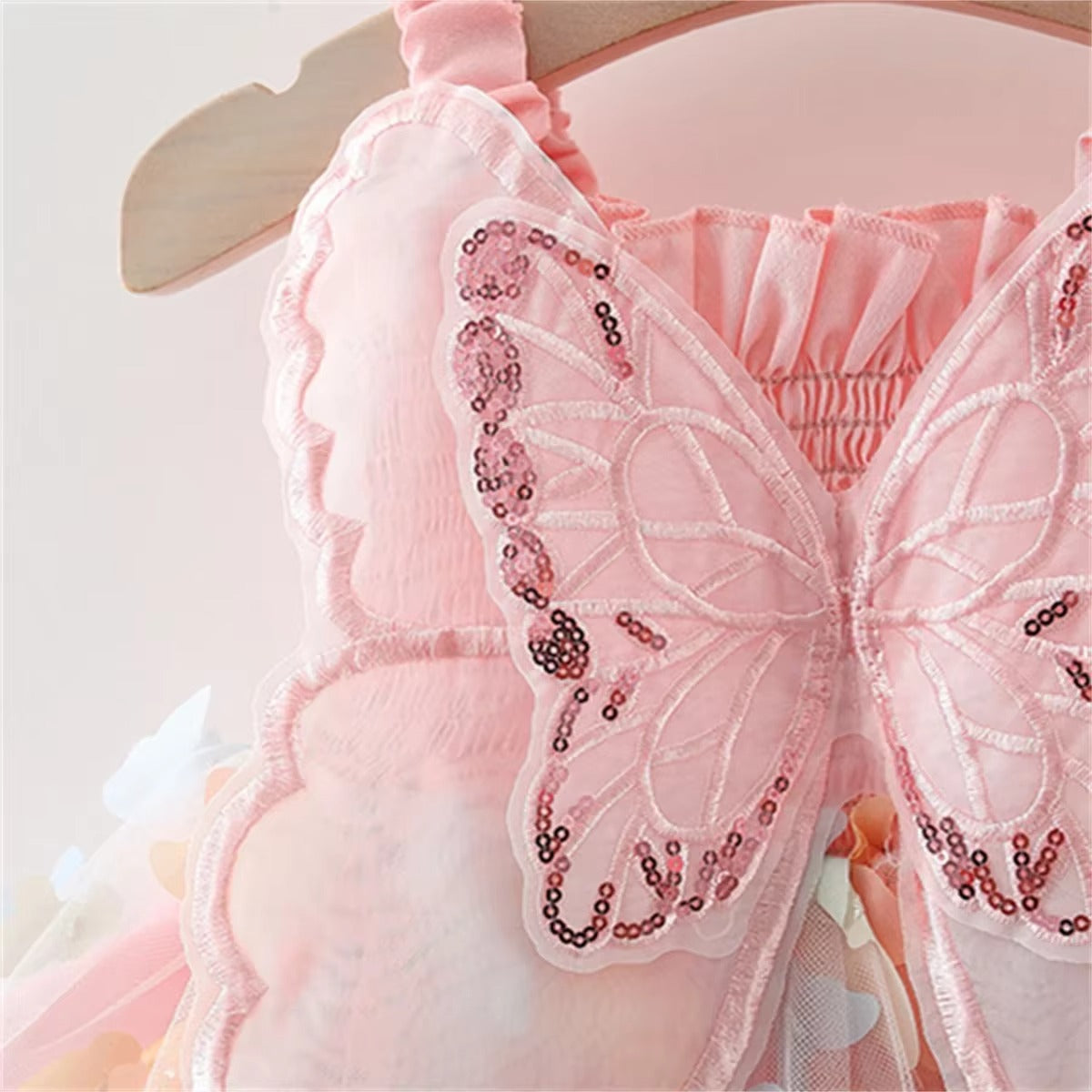 Butterfly Back Wings Fantasy Princess Dress