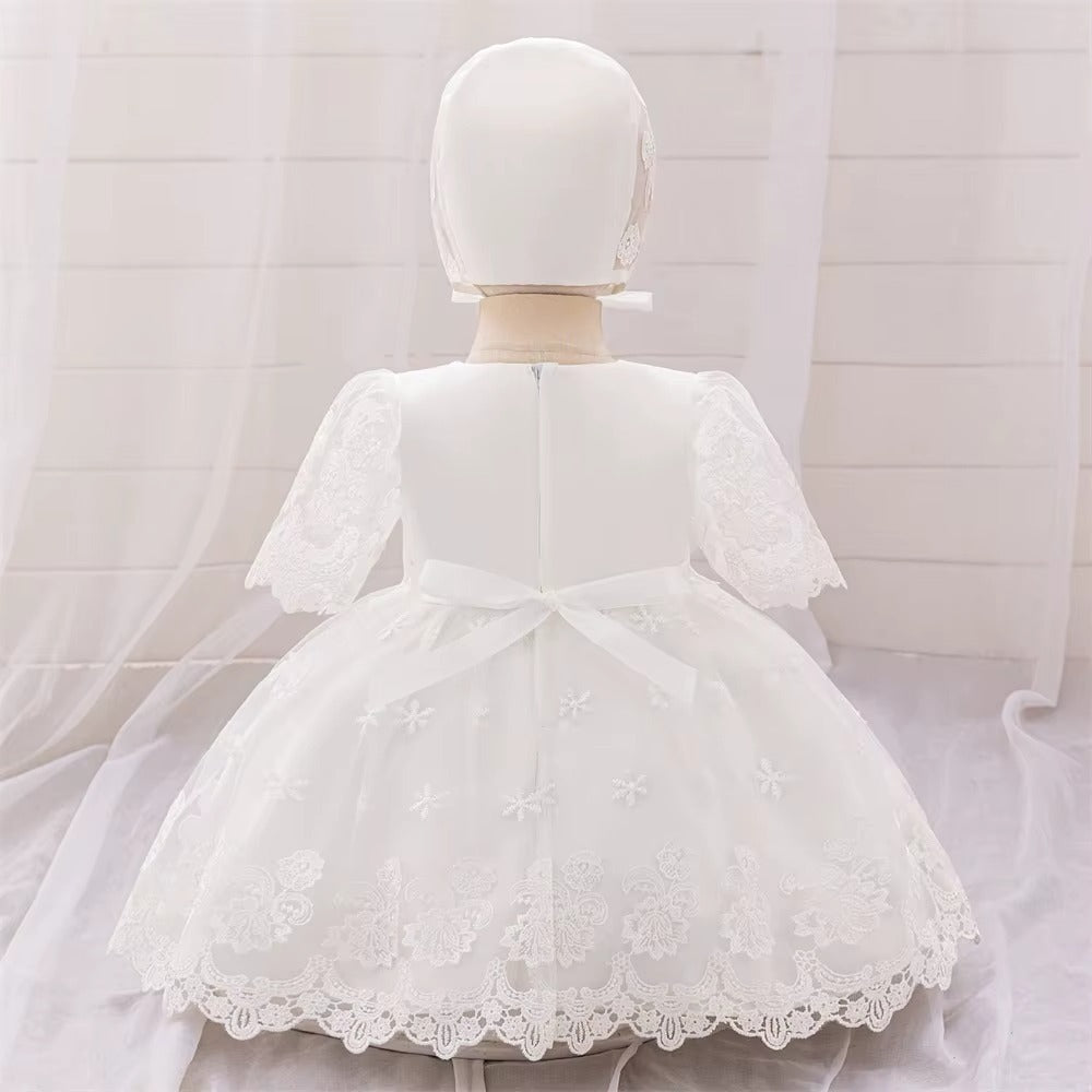 Baby Girls White Party Dresses